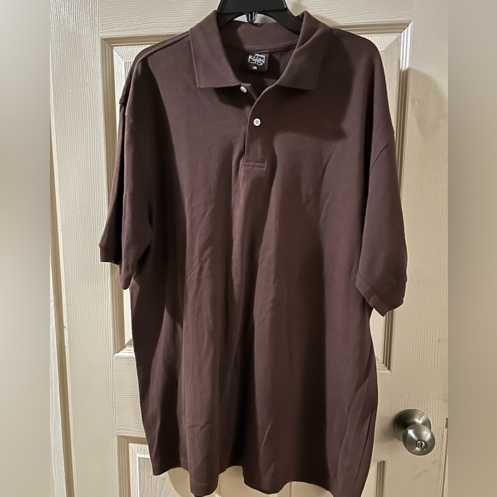 Dark Brown Men's Polo Shirt